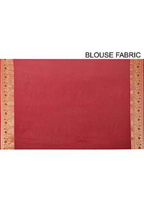 Banarasi Pure Georgette Saree in Red