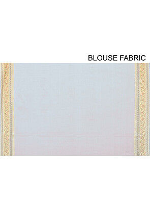 Banarasi Pure Georgette Saree in White