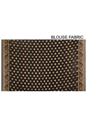 Banarasi Pure Georgette Silk Saree in Black