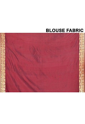 Pure Kanchipuram Silk Embellished Saree in Pink