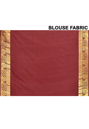 Pure Kanchipuram Silk Embellished Saree in Pink