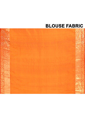 Pure Kanchipuram Silk Embellished Saree in Red