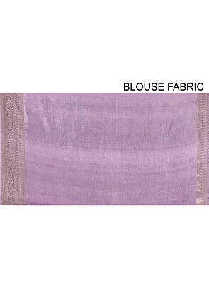 Banarasi Silk Saree in Purple