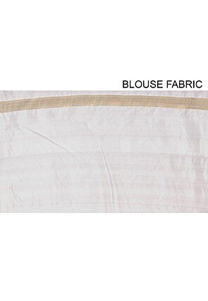 Banarasi Silk Saree in White