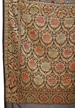 Banarasi Pure Georgette Silk Saree in Black