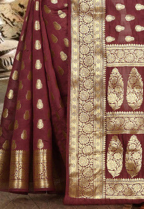 Banarasi Silk Saree in Beige
