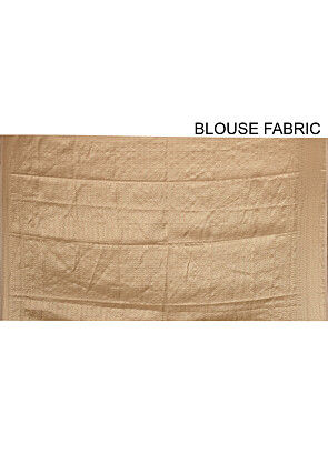 Banarasi Tissue Silk Saree in Golden