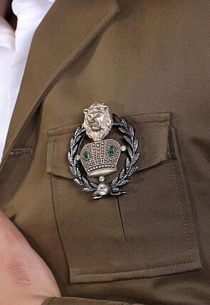 Royal Jewel Metallic Brooch