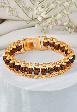 Rudraksh Beaded Men Bracelet