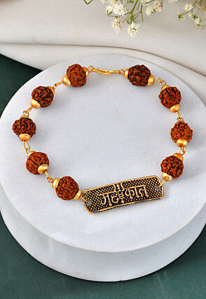 Rudraksh Beaded Men Bracelet