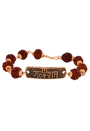 Rudraksh Beaded Men Bracelet