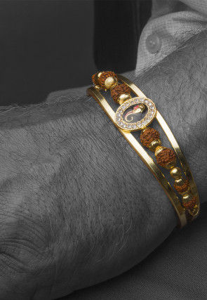 Rudraksh Beaded Men Kada