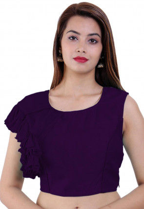 purple ethnic dress