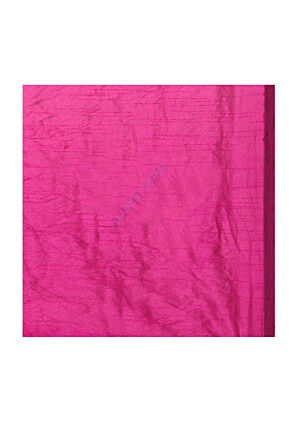 Lehariya Printed Pure Kota Silk in Fuchsia