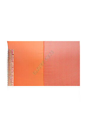 Half N Half Georgette Saree in Orange