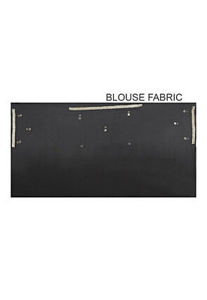 Embroidered Georgette Saree in Black