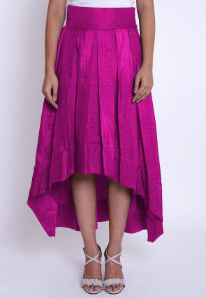 Buy Denim Skirt with Asymmetrical Frayed Hem Online at Best Prices in India   JioMart