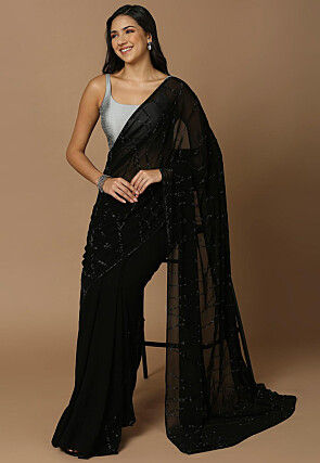 Solid Color Art Silk Blouse in Silver