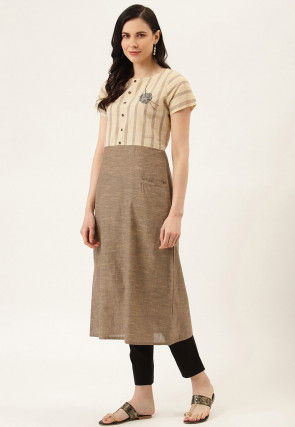 Solid Color Cotton Cambric Pant in Black