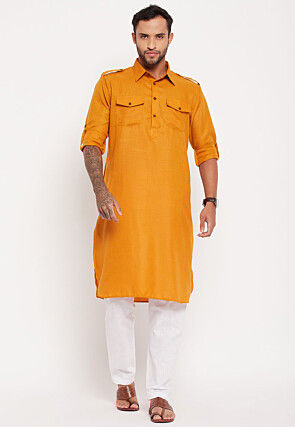 Yellow Pathani Suits Ethnic Wear for Men Buy Latest Indian Outfits for Men Online Utsav Fashion