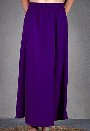 Purple - Indian Petticoats: Buy Saree Petticoats Online from Largest Color  Range