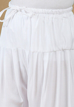 Solid Color Cotton Silk Kurta Set in Yellow