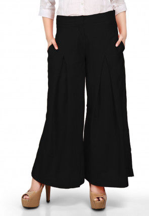 Loewe Silk Trousers in Black | Lyst