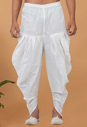 Buy DIVINATION Cotton Dhoti Pant for Womens White Dhoti Pant (S) at  Amazon.in