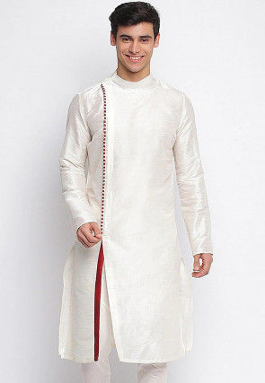 Pathani Suit with mandarin collar for men online in India | Cotton fabr...