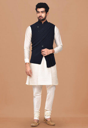 Silk Mens Kurta Pajama Jacket at Rs 399/piece in Ichalakaranji | ID:  2852876463530