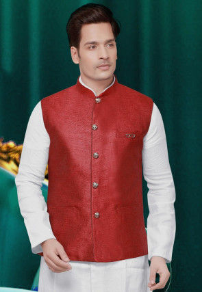 Linen half jacket hot sale