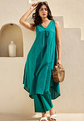 slim fit dress slacks Sea Green Dress with Bow | Harmony Hues