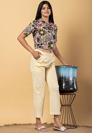 Solid Color Pure Cotton in Cream