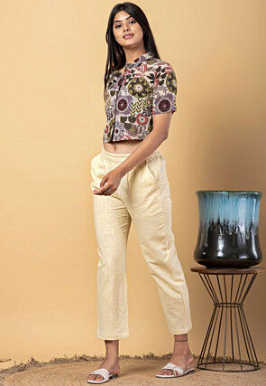 Solid Color Pure Cotton in Cream