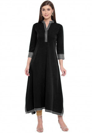 black colour ki kurti ke design