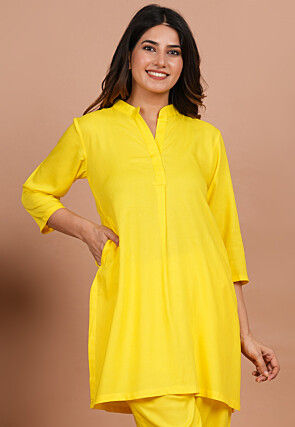 Share 159+ light yellow colour kurti super hot