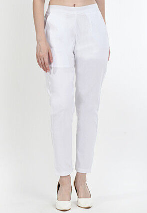 Elegant White Shirt with Grey Pant Combo