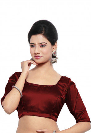 Maroon satin top sale