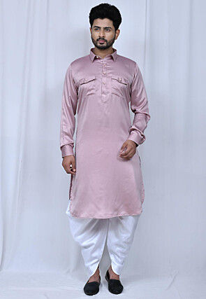 Pink sales pathani suit