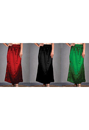 Page 4  Satin - Indian Petticoats: Buy Saree Petticoats Online from  Largest Color Range
