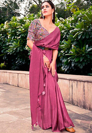 Purple Solid Color Handloom Khadi Cotton Sarees – Dailybuyys