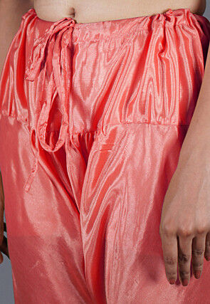 Solid Color Shantoon Churidar in Peach