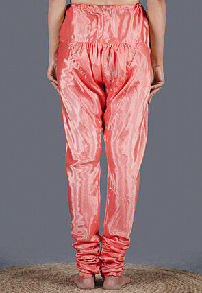 Solid Color Shantoon Churidar in Peach