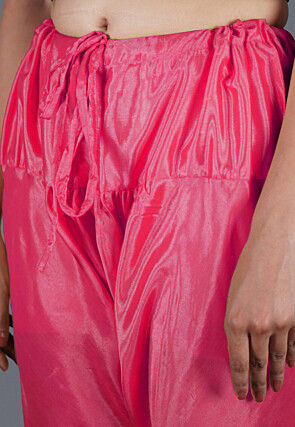 Solid Color Shantoon Churidar in Pink