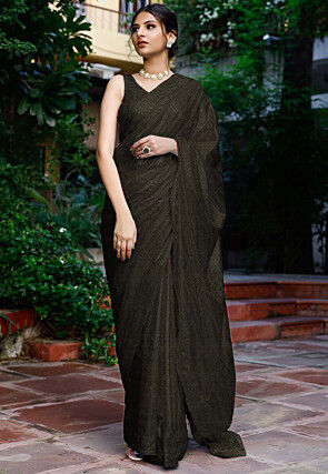 Buy Soch Women Black Silk Solid & Plain Saree with Unstitched Blouse online-sgquangbinhtourist.com.vn