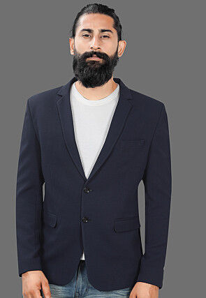 Half blazer blue colour clearance