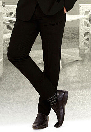 Solid Color Terry Rayon Jodhpuri Suit in Black