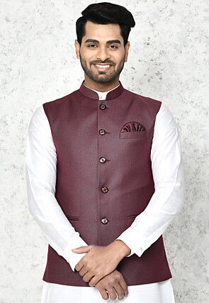 Pink - Nehru Jackets - Indian Wear for Men - Buy Latest Designer Men wear  Clothing Online - Utsav Fashion
