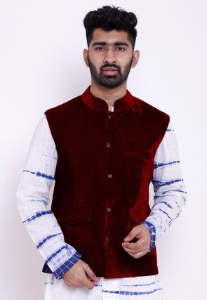 Maroon half outlet jacket