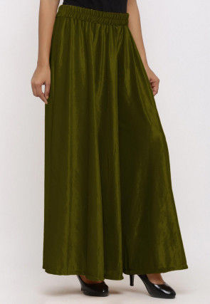 Casual Palazzo-Olive